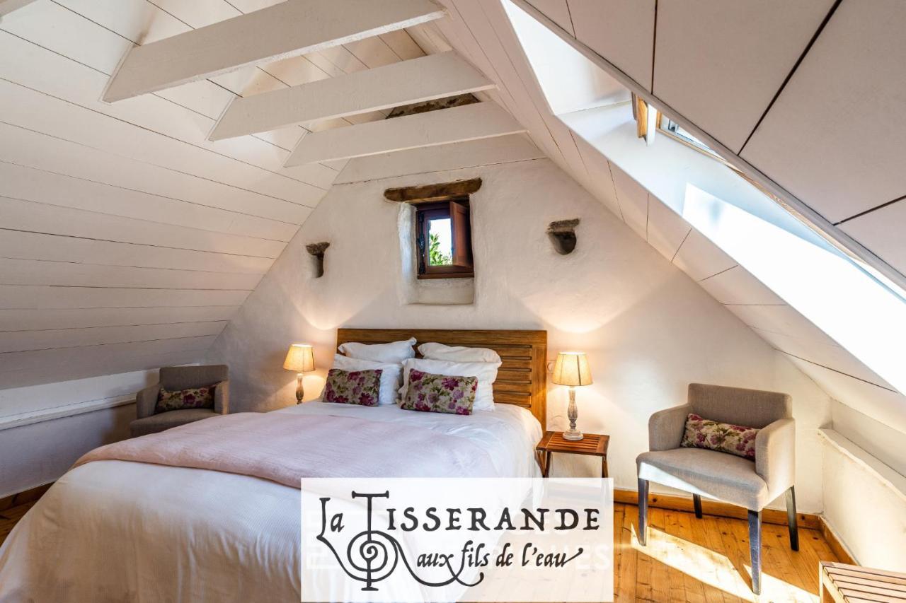 La Tisserande : Maison D'Hotes Creative & Ecologique Saint-Thegonnec Loc-Eguiner ภายนอก รูปภาพ
